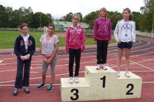 podium 5èmes filles
