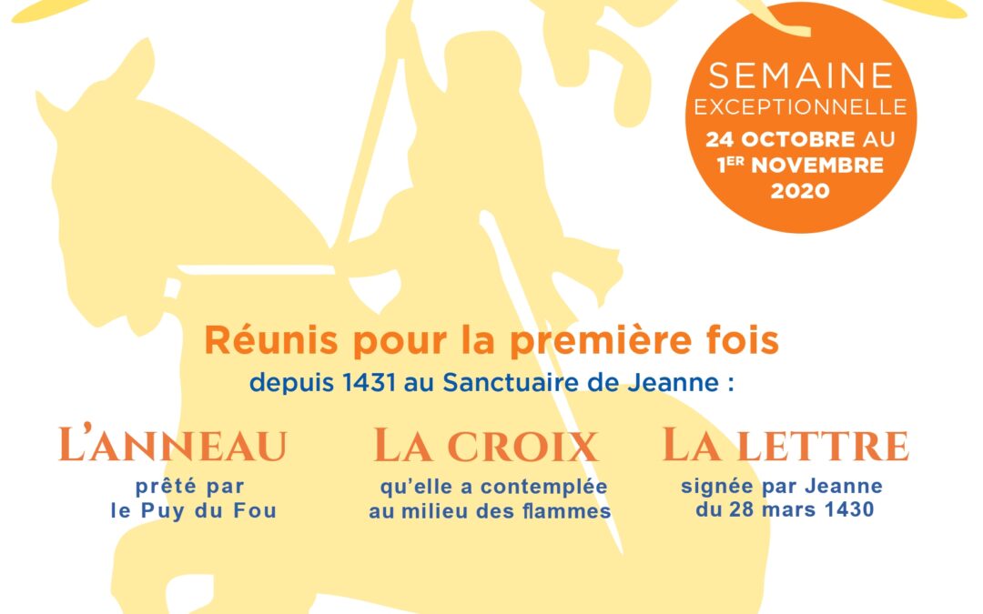 Grande mission autour de Jeanne d’Arc du 24 octobre au 1er novembre 2020