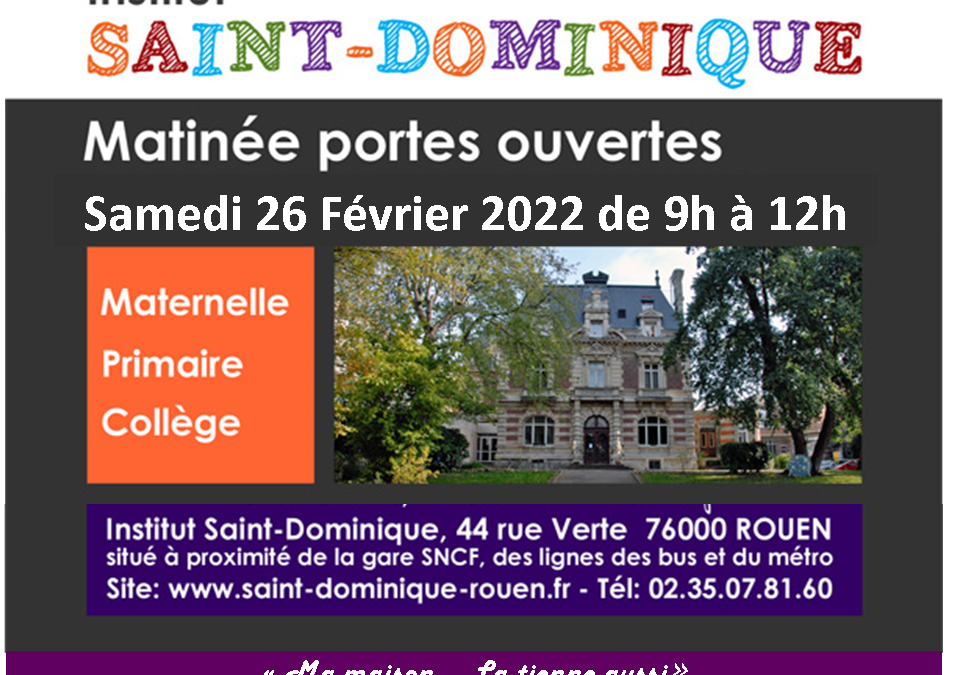 Portes Ouvertes à St-Dominique