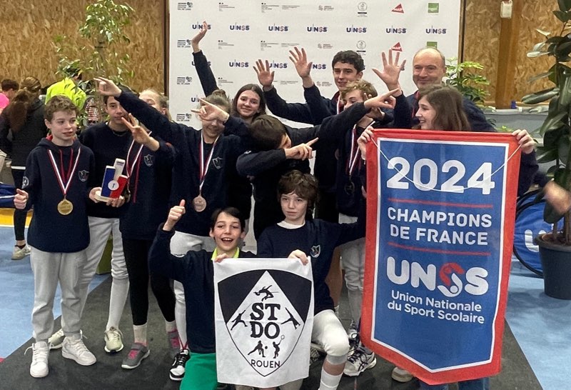 Une belle récolte de médailles aux Championnats de France Escrime UNSS